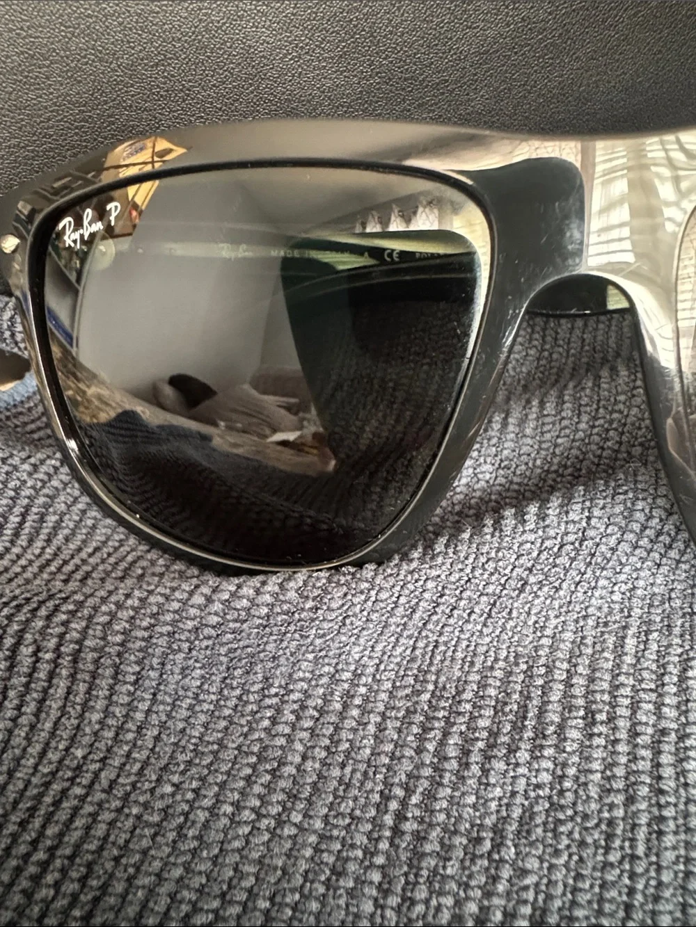 Ray-Ban Black Boyfriend Polarized Sunglasses